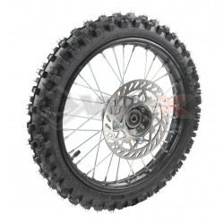 Roue avant complète 14' axe 12mm