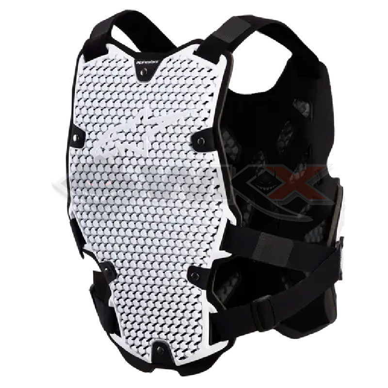 Plastron ALPINSTARS BIONIC ACTION V2 BLANC-NOIR taille M/L