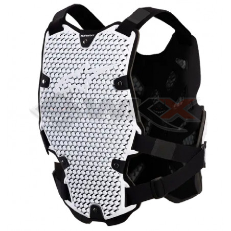 Plastron ALPINSTARS BIONIC ACTION V2 BLANC-NOIR taille  XL/2XL