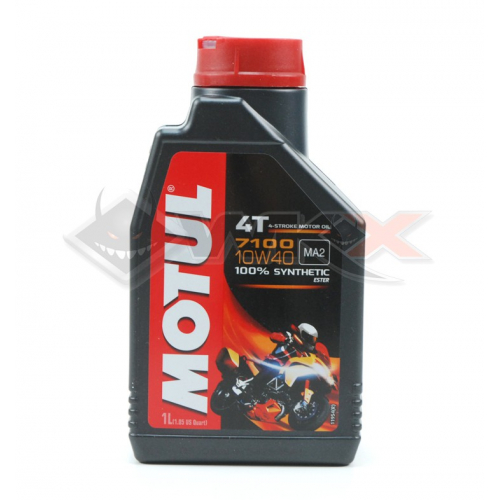 Piece Huile moteur MOTUL 7100 10W40 4T 1 Litre de Pit Bike et Dirt Bike