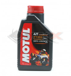 Piece Huile moteur MOTUL 7100 10W40 4T 1 Litre de Pit Bike et Dirt Bike