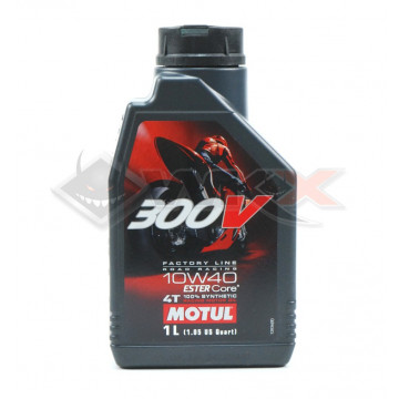 Huile moteur MOTUL 300V 10W40 4T 1 Litre