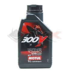 Piece Huile moteur MOTUL 300V 10W40 4T 1 Litre de Pit Bike et Dirt Bike