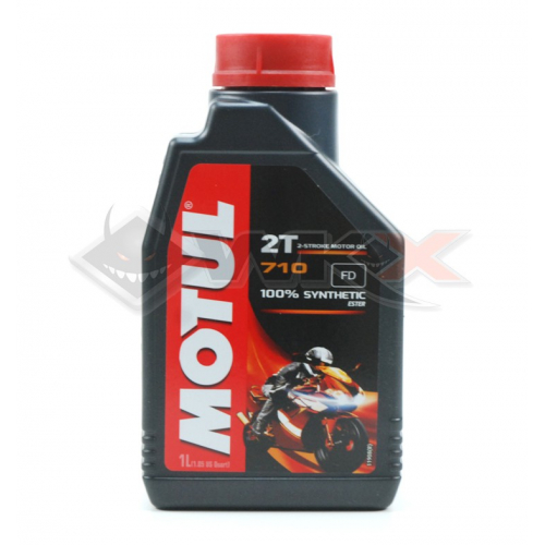 Piece Huile MOTUL 710 moteur 2T 1 Litre de Pit Bike et Dirt Bike