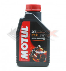 Piece Huile MOTUL 710 moteur 2T 1 Litre de Pit Bike et Dirt Bike