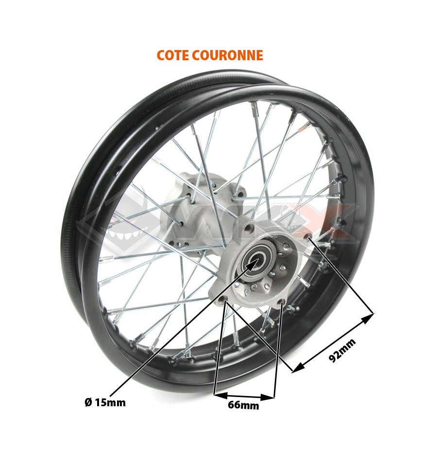 2.50-10 Pneu de roue avant ou arrière avec chambre à air Pneus de 10 pouces  10 « pour moto motocross Dirt Pit Bike