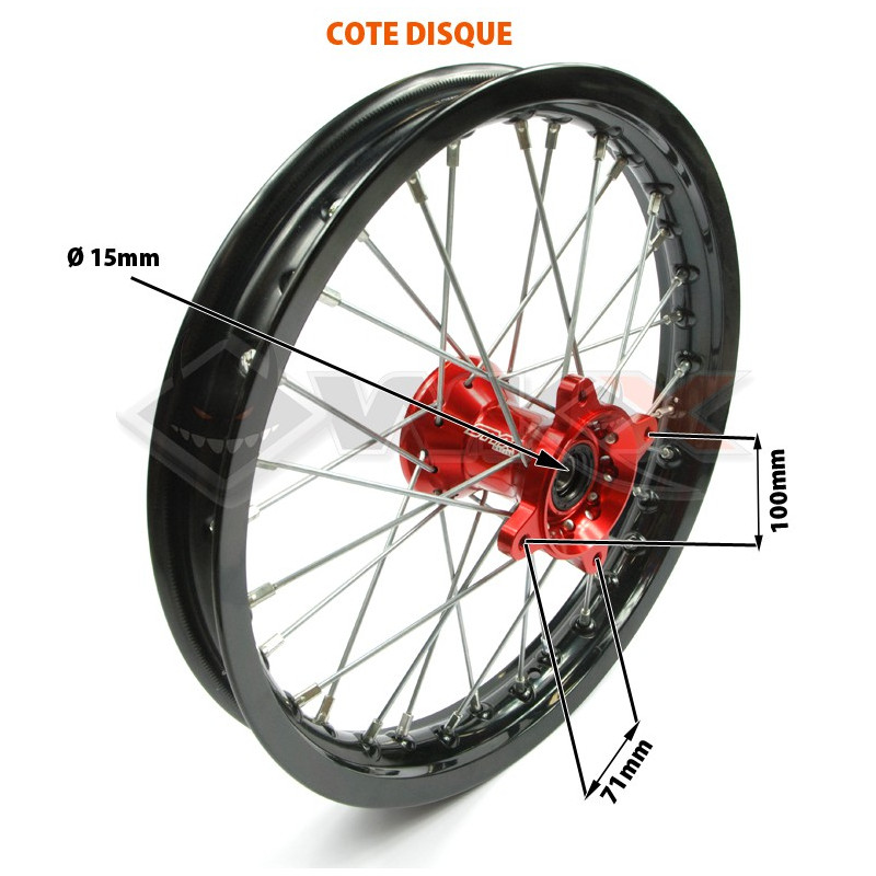Set de jantes STYX Racing arrière 12' + avant 14'