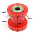 Roulette de chaine 10mm ROUGE