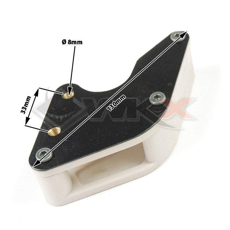 Guide chaine aluminium anodisé NOIR