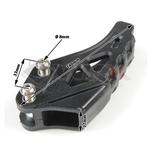 Guide chaine nylon noir