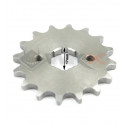 Pignon de sortie de boite axe 17 mm 13 dents 420