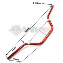 Guidon aluminium ROUGE