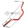 Piece Guidon aluminium ROUGE de Pit Bike et Dirt Bike