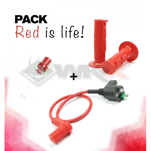 Piece Pack RED IS LIFE de Pit Bike et Dirt Bike