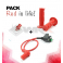 Piece Pack RED IS LIFE de Pit Bike et Dirt Bike