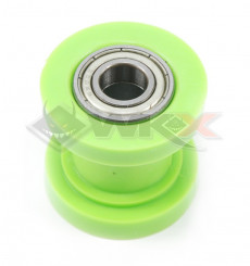 Piece Roulette de chaine 10mm VERT de Pit Bike et Dirt Bike