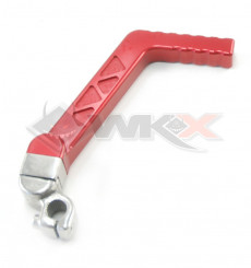 Piece Kick aluminium CNC 13mm ROUGE de Pit Bike et Dirt Bike