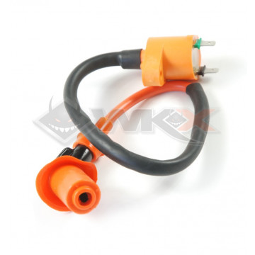 Bobine d'allumage haute tension Racing ORANGE / NOIR