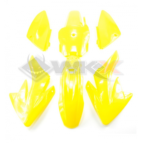 Piece Kit plastique CRF 70 JAUNE de Pit Bike et Dirt Bike