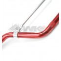 Guidon aluminium ROUGE