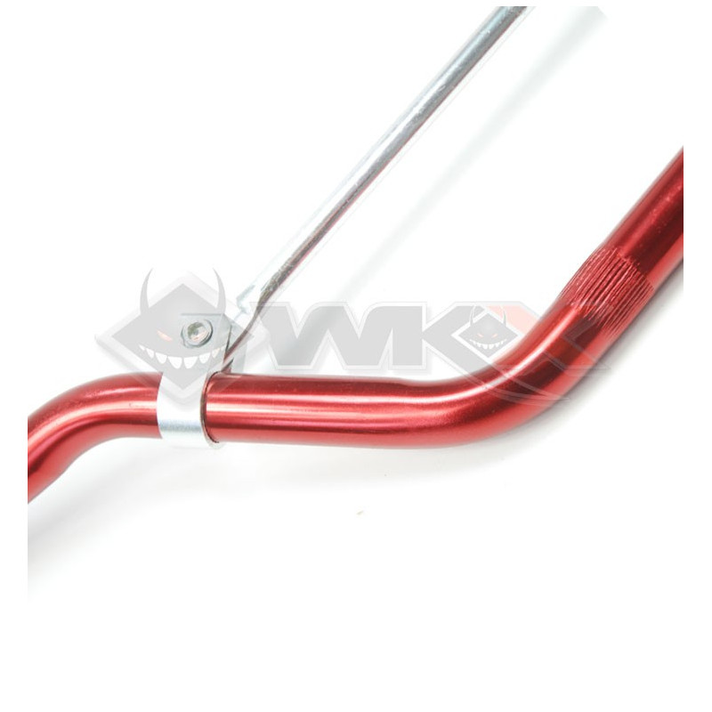 Guidon aluminium ROUGE