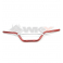 Piece Guidon aluminium ROUGE de Pit Bike et Dirt Bike