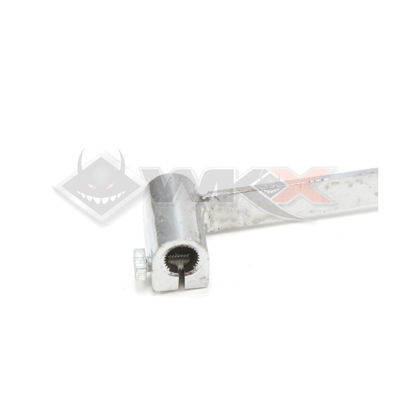 Sélecteur de vitesse décalé court acier CHROME