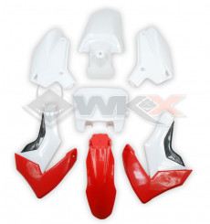 Piece Kit plastique Mini CRF110 ROUGE de Pit Bike et Dirt Bike