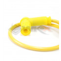 Anti-parasites + cable blindé Racing JAUNE