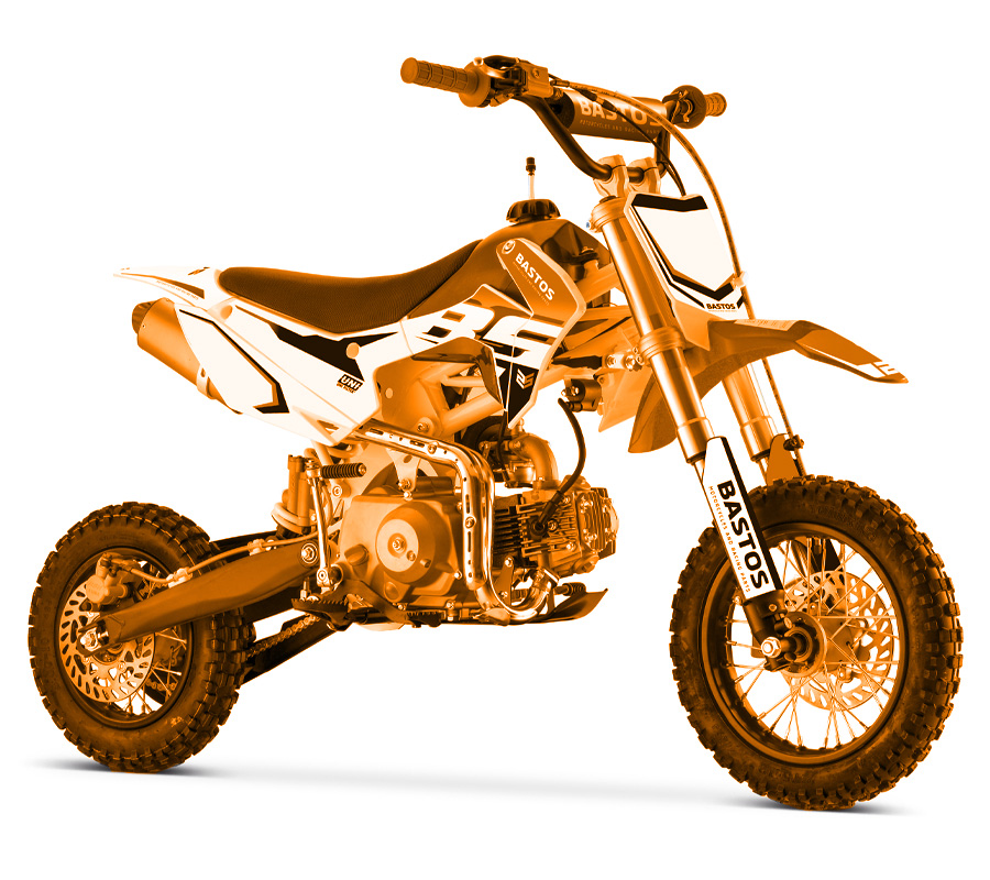 Dirt bike 90cc Bastos bike, BS, original orange