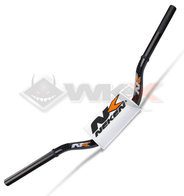 Guidon NEKEN radical design de couleur noire pour dirt bike