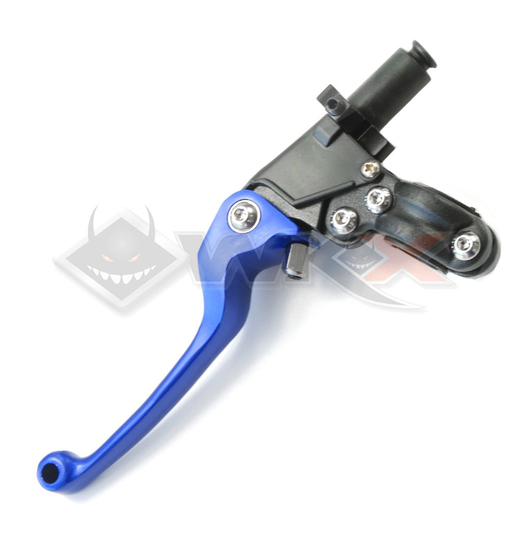 levier d'embrayage bleu pour pit bike, dirt bike et mini moto