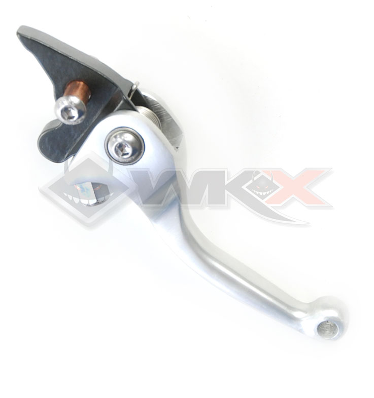 levier de frein gris pour pit bike, dirt bike et mini moto