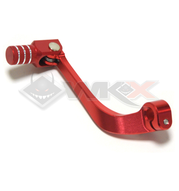 Sélecteur alu rouge pour pit bike et dirt bike