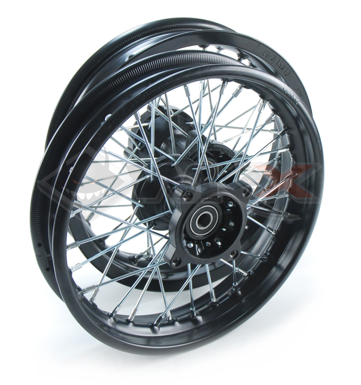 Set jantes supermotard fait en acier