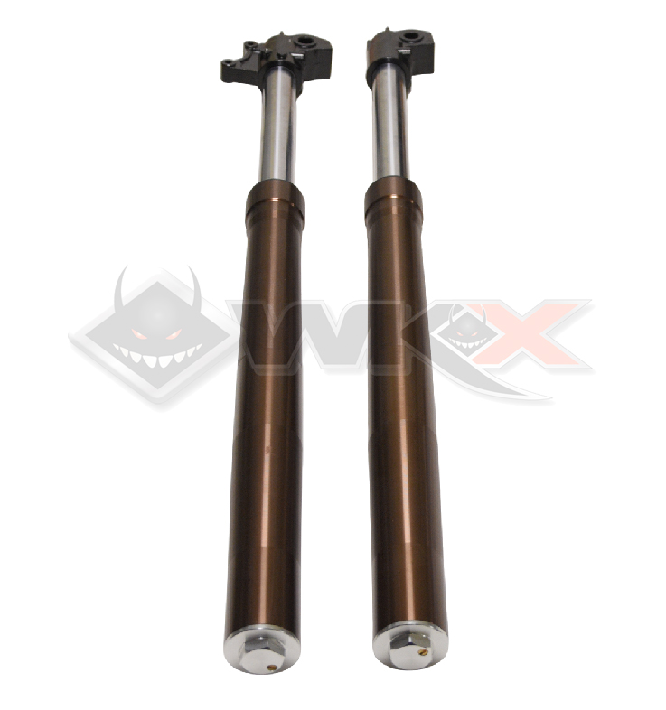 Fourche inversée en alu, diamètre 45/48 mm, taille 780 mm pour pit bike et dirt bike