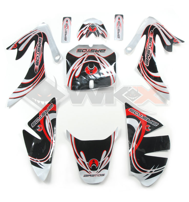 Kit décoration ventage Bastos Bike pour cadre CRF 50