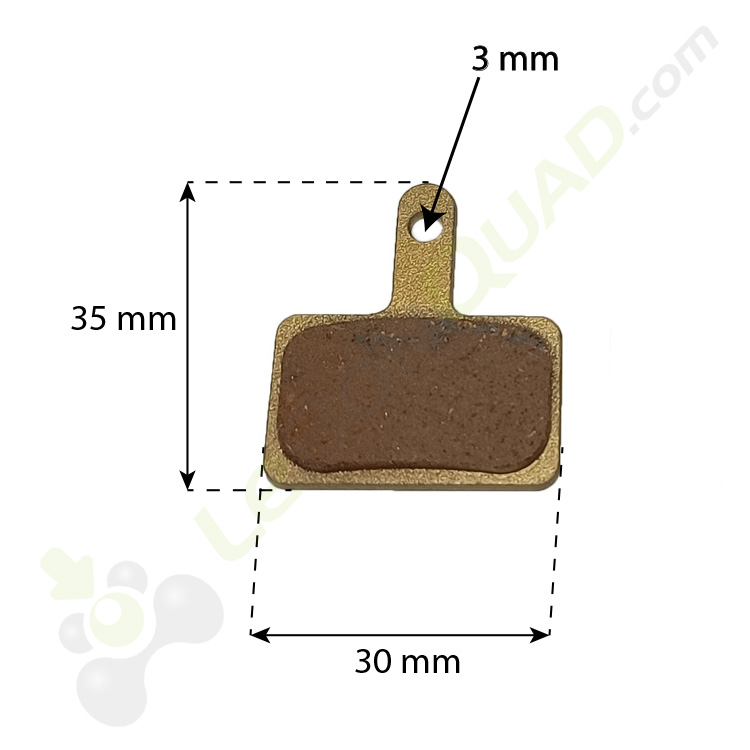 Plaquettes de frein pour moto enfant électrique