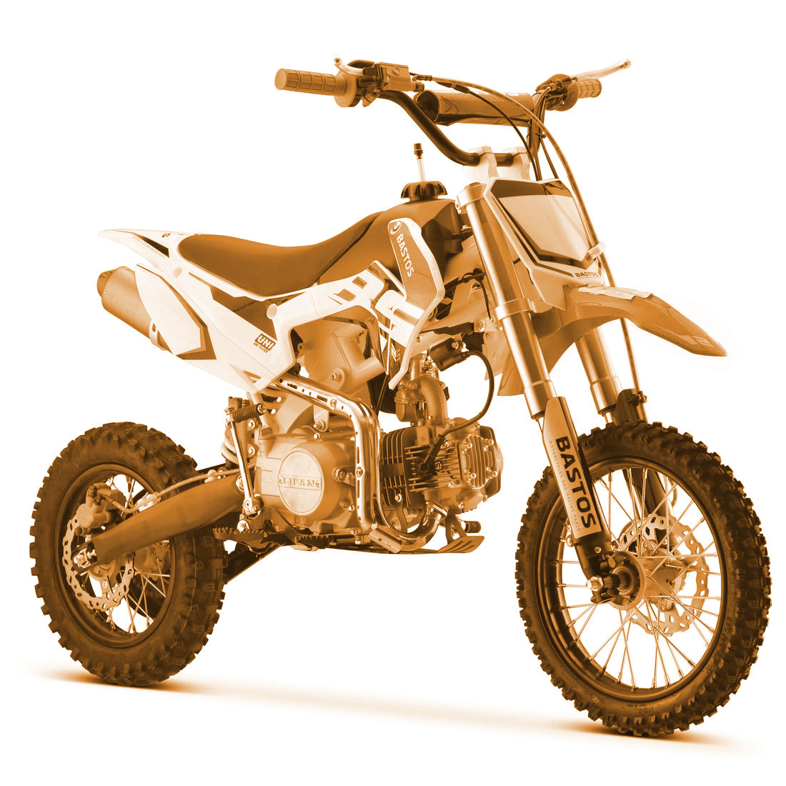 Dirt 125cm3 orange BS Bastos bike