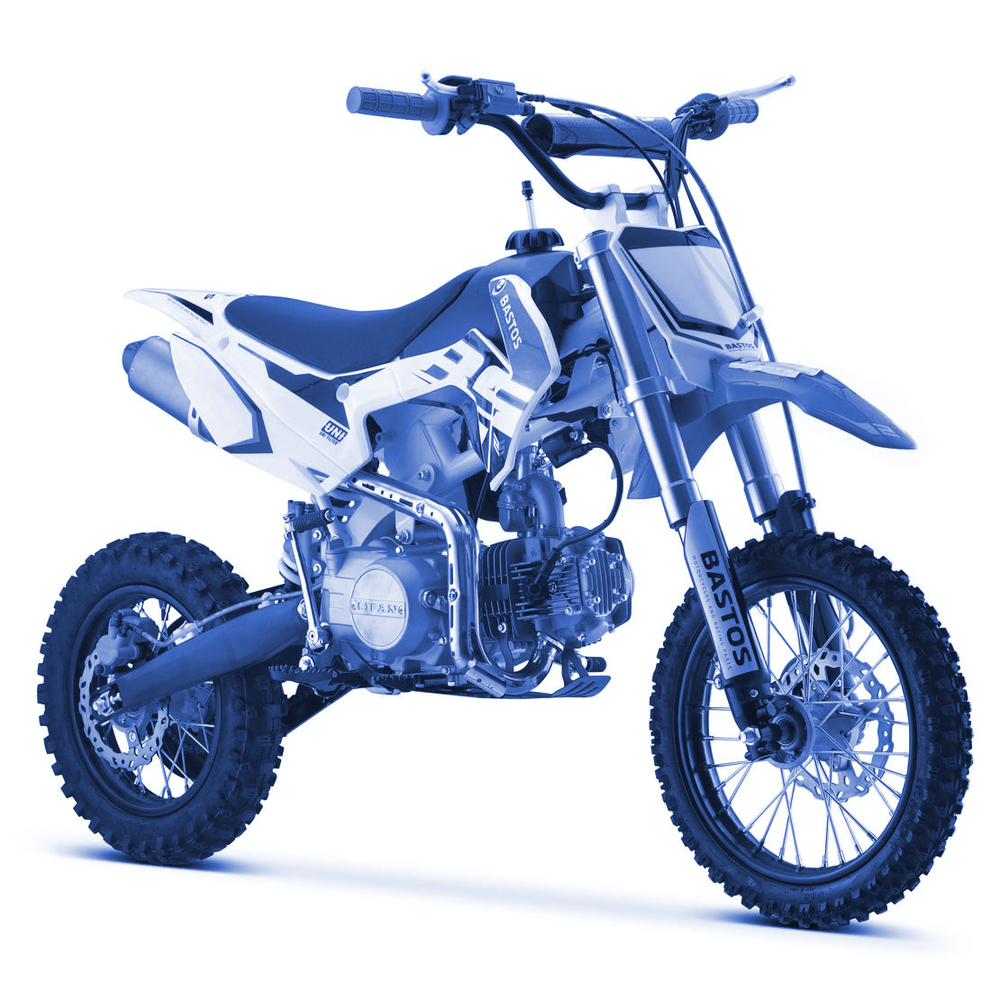 Moto enfant Bastos bike bleue 125cm3 BS