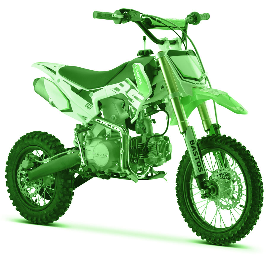 Dirt 125 verte SA BS Bastos bike 