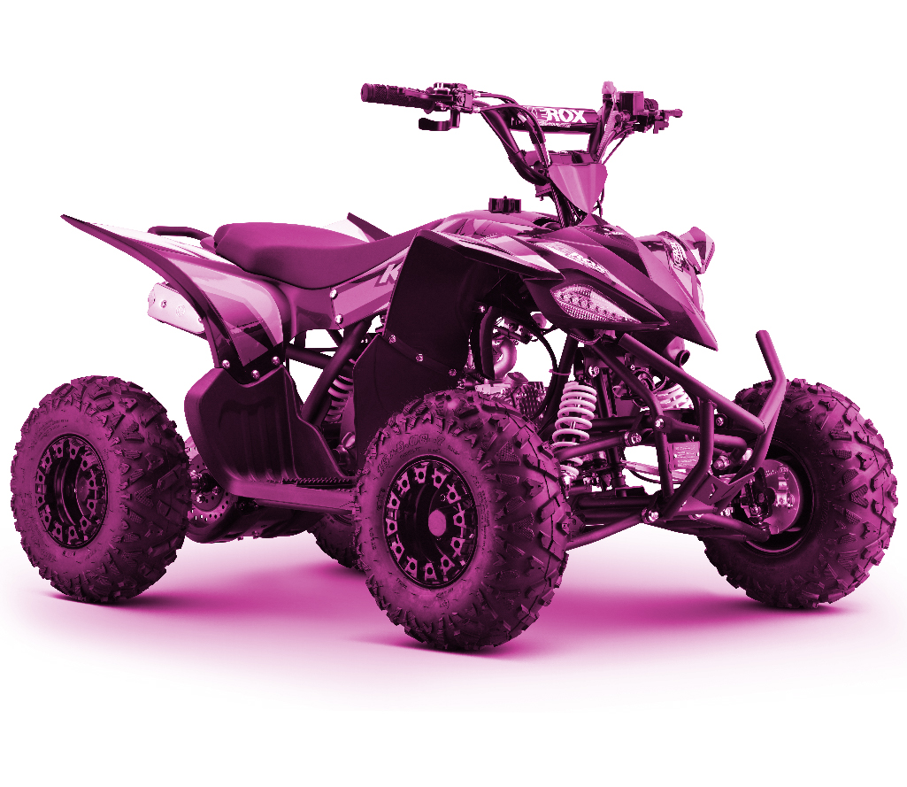 quad 125cc rose enfant kerox speeddog