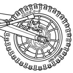 Roue arrière Roue arrière