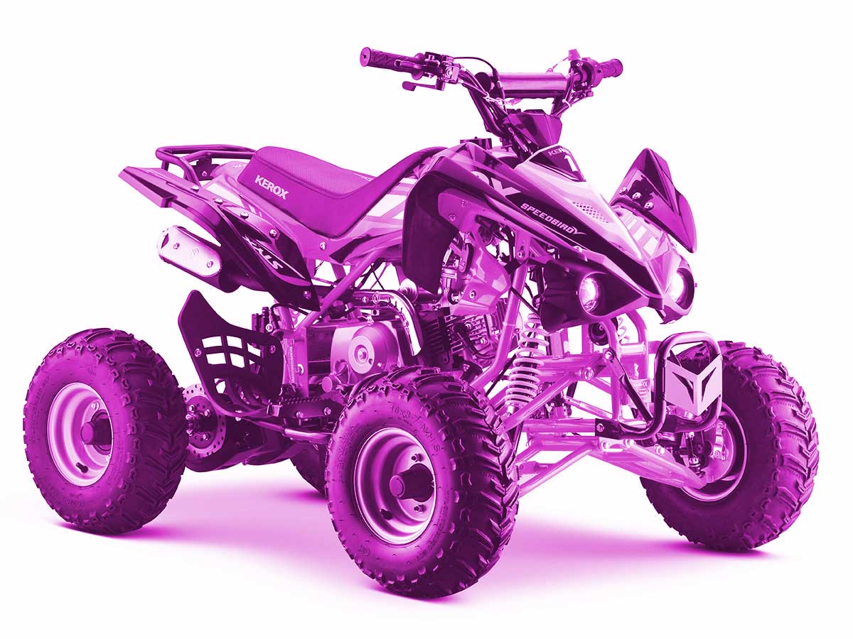 Quad enfant 125cc Rose, Kerox Speedbird