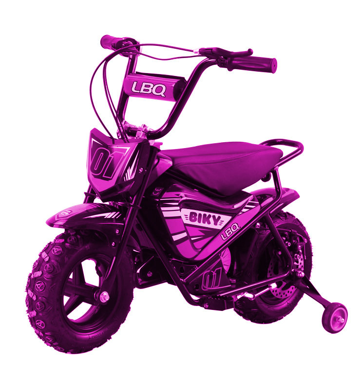 Mini Moto électrique 250W Lebonquad BIKY, rose