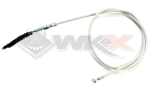 cable d'embrayage démarrage en prise blanc pour pit bike, dirt bike et mini moto