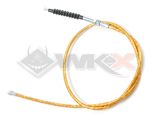 cable d'embrayage démmarage en prise orange pour pit bike, dirt bike et mini moto