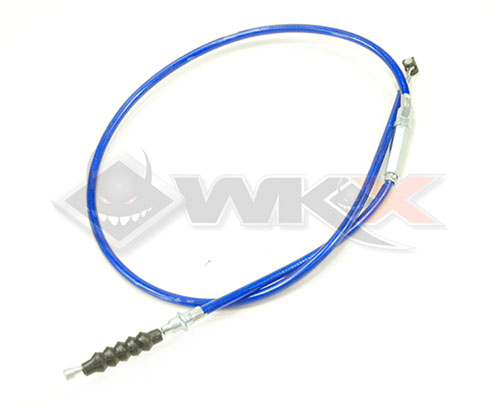 cable d'embrayage bleu pour pit bike, dirt bike et mini moto