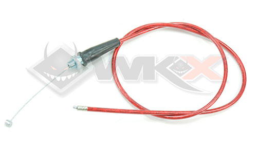 cable de gaz rouge pour pit bike, dirt bike et mini moto