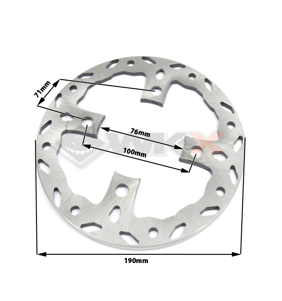 disque de frein de type racing de 190 mm pour mini moto